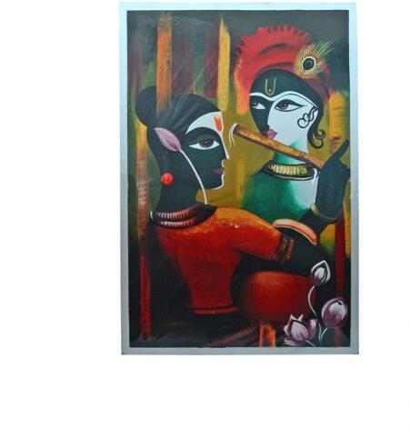 Radha Krishna Canvas Painting