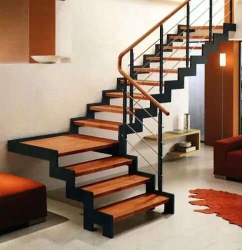 Mild Steel MS Staircase, Color : Custom