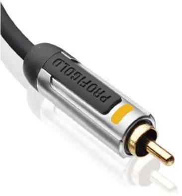 Black Profigold PVC Digital Audio Cable, Length : 1m