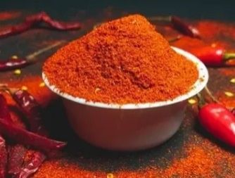 Natural red chilly powder