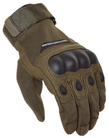 Royal Enfield Leather Military Gloves, Size : XL, XXL
