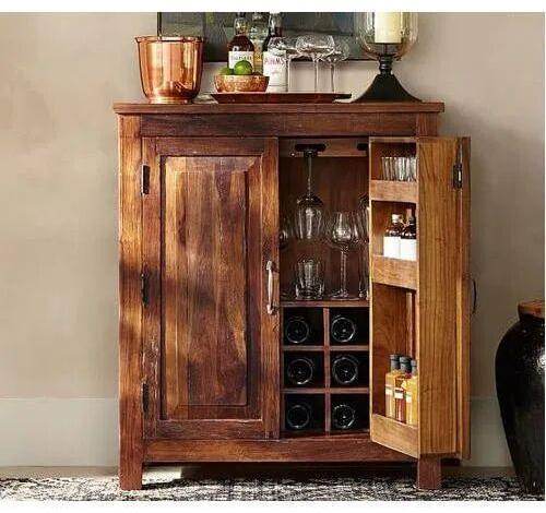 Wooden Cabinet, Color : Brown