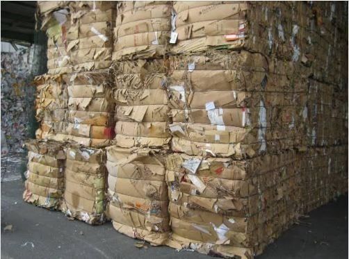 Corrugated Cardboard OCC waste paper scrap