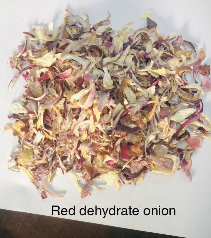 Dehydrated Red Onion Flakes, Shelf Life : 15-30days