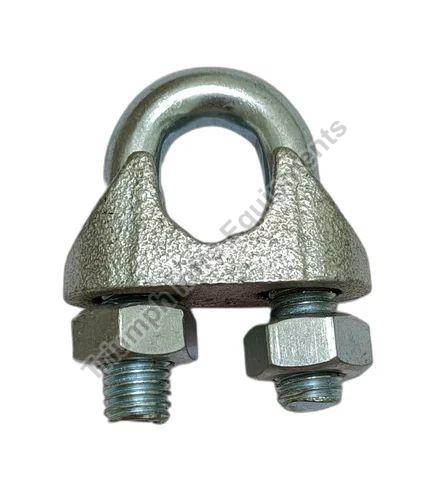 Silver Din Type GI Wire Rope Clamps, for Industrial, Packaging Type : Box