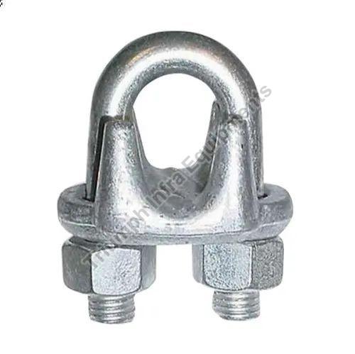 Silver JIS Type Wire Rope Clamps, for Industrial, Packaging Type : Box
