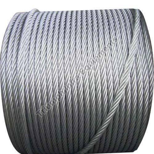 Grey Triple Twist Stainless Steel Wire Rope, for Industrial, Rescue Operation, Marine, Size : 5-10mm