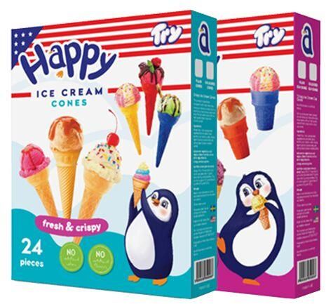 Happy Ice Cream Cones