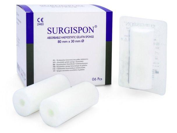 Absorbable Haemostatic Gelatin Sponge Anorectal Tampon