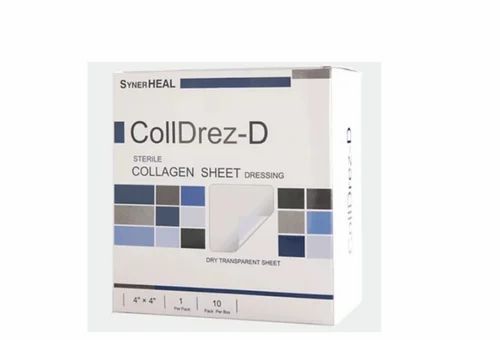 CollDrez Collagen Dry Sheet, Packaging Type : Box