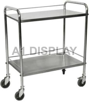 Stainless Steel Polished Hospital Trolley, Feature : Fine Finishing