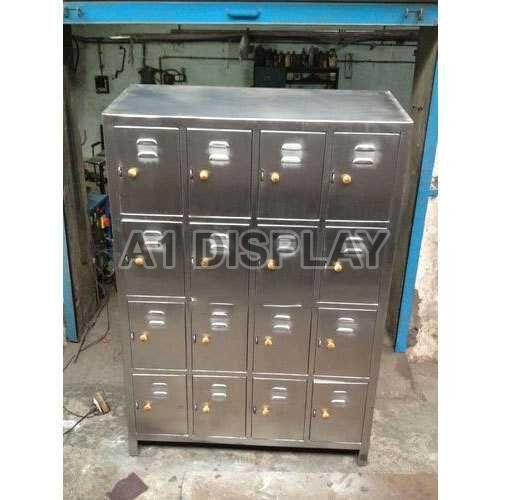 Generic Polished Metal steel locker, for Offiice Use, Size : 72x36x27cm