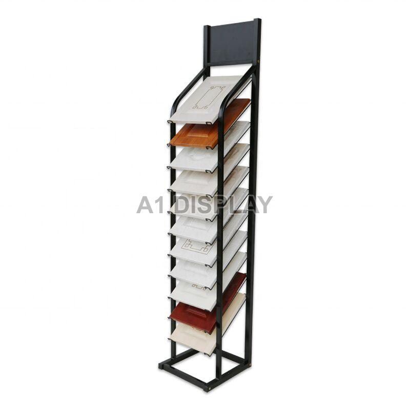 Rectengular Polished Metal tiles display stand, for Mall, Shoping Center, Trade Fair, Size : Multisizes