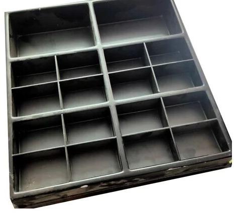 Black Plastic Anti Static Tray, Size : 8X16 inch