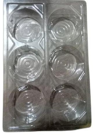PVC Biscuit Packing Tray, Shape : Rectangle