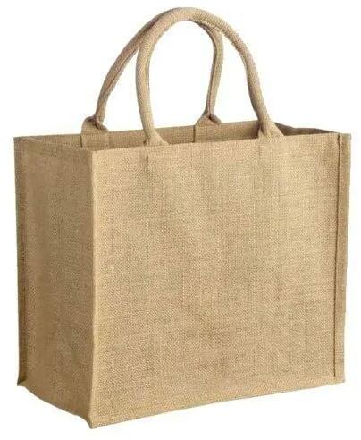 Jute bags, Handle Type : Webbed Handle