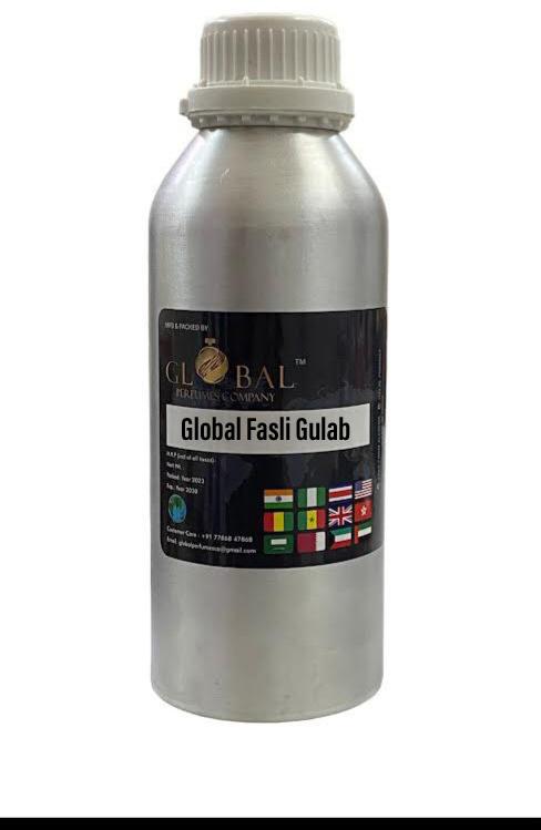 Global Perfumes Liquid Fasli Gulab Attar, For Apparel, Shelf Life : 5yrs