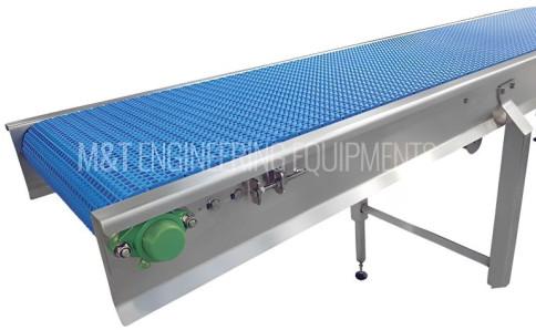 iqf outfeed infeed modular belt conveyor