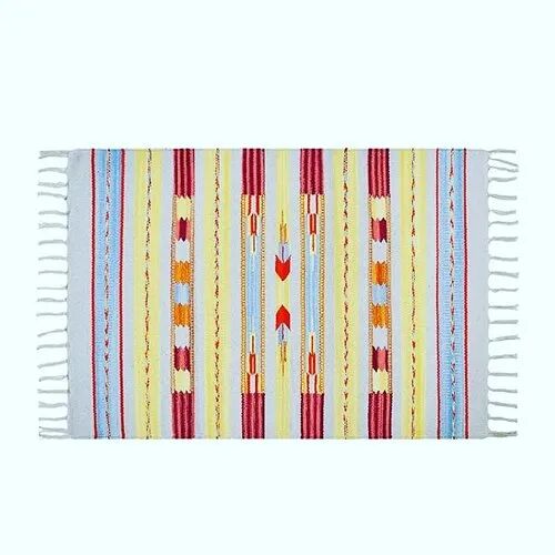 Rectangular cotton/wool Floor Rugs, Size : 48X24 Inches, 30X18 Inches