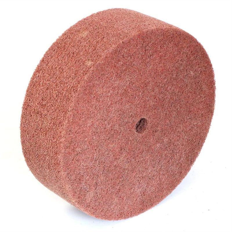 Round Coated Non Woven Polishing Wheel, for Material Finishing