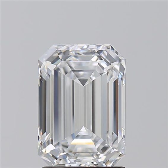 Emerald 2.25ct D VS1 IGI Certified Lab Grown HPHT Diamond