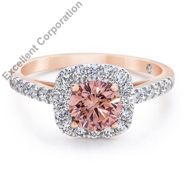 Round Shaped 2.09ct Fancy Vivid Pink VS2 IGI Certified Lab Grown CVD Diamond