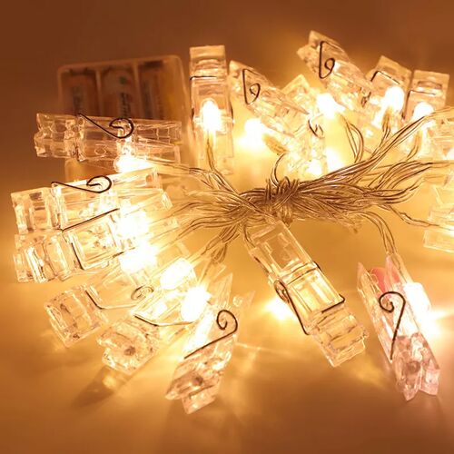 Led Photo Clip String Lights