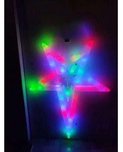Plastic LED Christmas Star