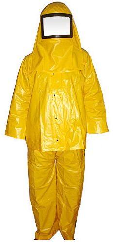 PVC Chemical Resistant Suit, for Constructional Use, Industrial, Protect Body, Pattern : Plain