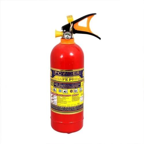 Safepro Red Mild Steel Fire Extinguisher, for Office, Capacity : 2Kg