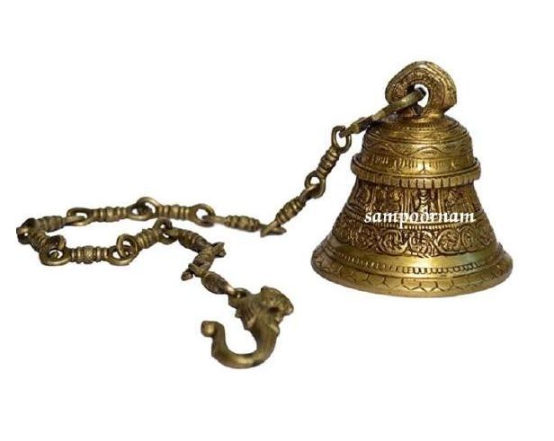 Brass Hanging Bell AR00197SF