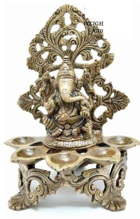 Sampoornam Ar0025na Brass Ganesha Statue