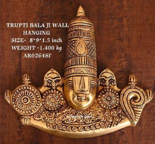 AR00264SF Brass Tirupati Balaji Statue