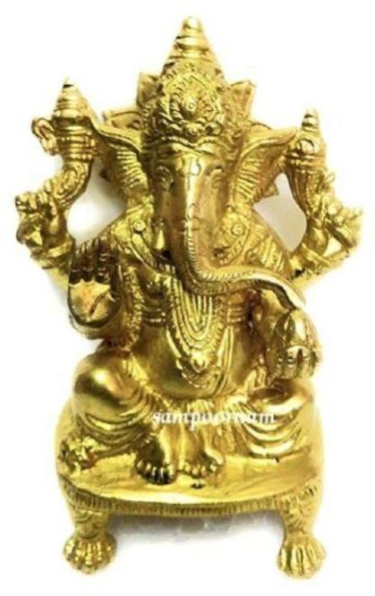 Brass Ganesha Statue AR0033NA