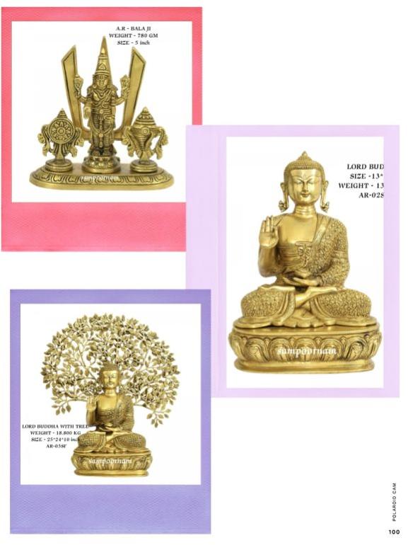 Polished Brass lord buddha statue, for Garden, Home, Shop, Size : 10feet, 2feet, 4feet, 6feet, 8feet