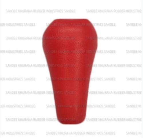Sandee Rubber Gear Knob, Color : Red