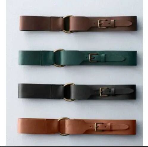 Plain Leather Ladies Fashion Belt, Length : 70 - 90 cm
