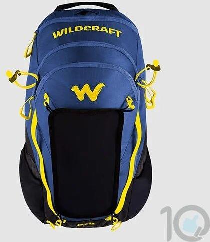 Polyester School Backpack Bag, Color : Blue, Black, Yellow