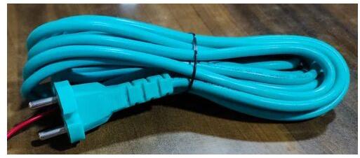 PVC Power Supply Cord, Color : Sky Blue