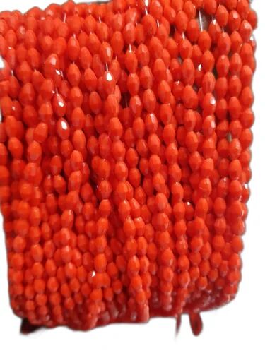 Orange Crystal Beads