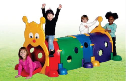 Playpro Plastic Caterpillar Tunnel, Size : L183xB100xH105cm