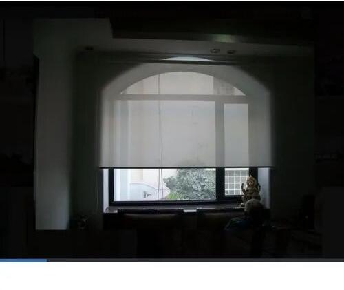 White Fabric Bedroom Window