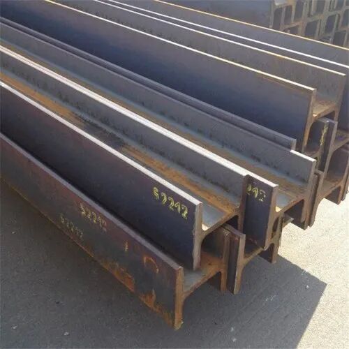Mill Finish Mild Steel H Beam, for Manufacturing Construction, Dimension : 6-12m Length