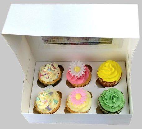 Paper Plain Cupcake Box, Feature : Durable, Recyclable, Eco Friendly