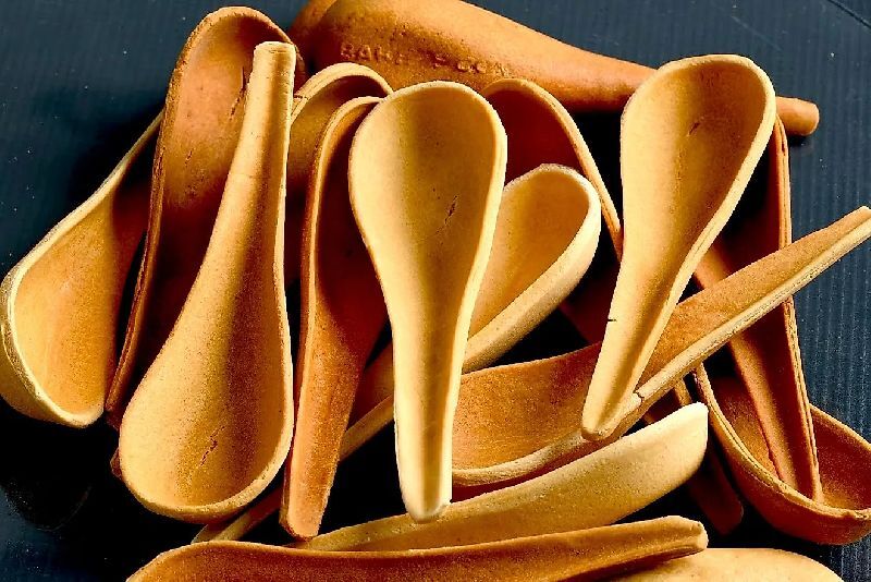 Plain Millet Cutlery, Color : Brown