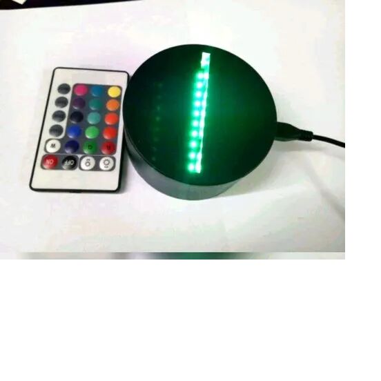 LED LIGHT BASE, Color : Black