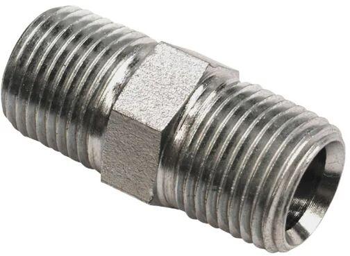 Steel Hydraulic Hose Adapter, Shape : Hexagonal