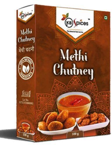 KB Blended Methi Chutney Masala, for Cooking, Packaging Size : 100gm