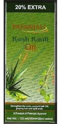 Patanjali Kesh Kanti Hair Oil, Packaging Size : 100 ml + 20 ml exttra