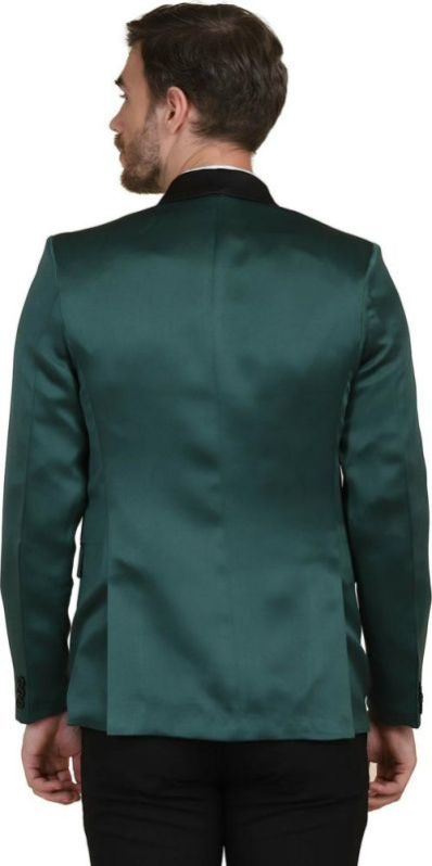 Mens Satin Green Blazer